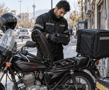 باتری موتور سیکلت مناسب پیک موتوری