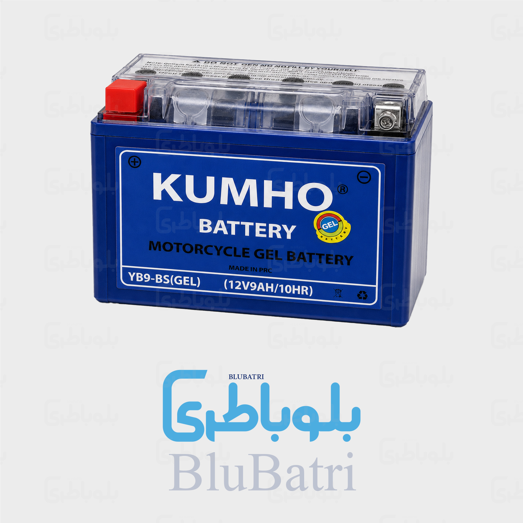 باتری موتور سیکلت کومهو کوتاه پهن ۹ آمپر