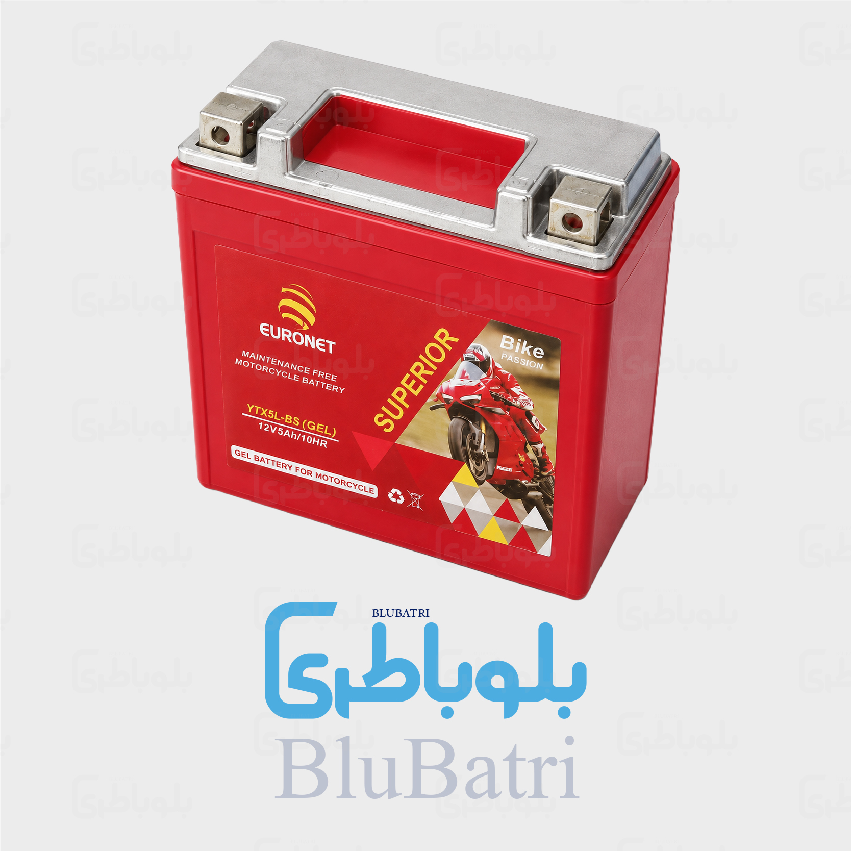 باتری موتور سیکلت یورونت سوپریور بلند ۵ آمپر