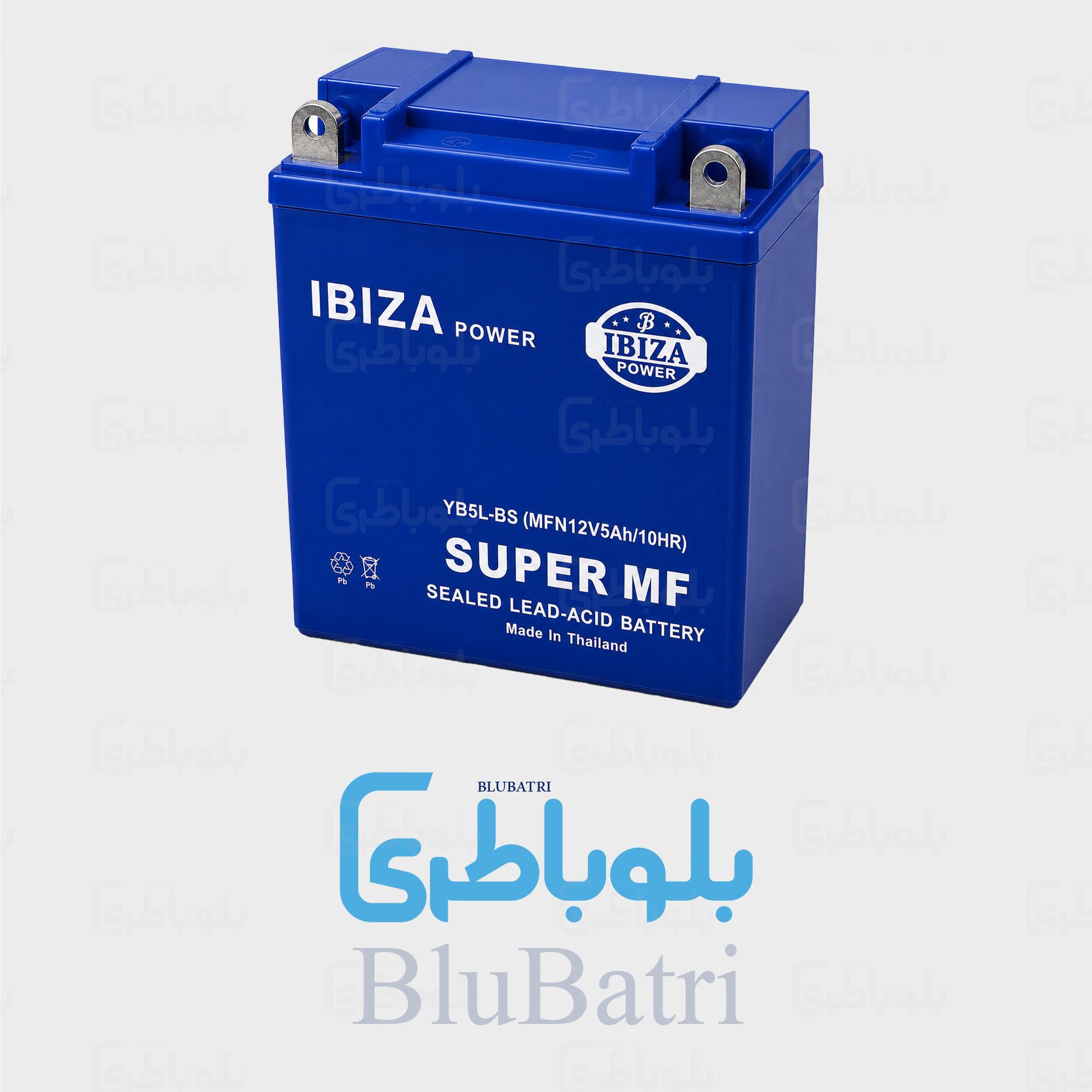 باتری موتور سیکلت ایبیزا بلند 5 آمپر