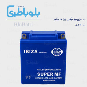 باتری موتور سیکلت ایبیزا بلند 5 آمپر